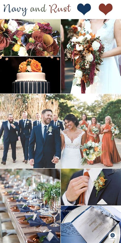 navy blue fall wedding|navy blue wedding color scheme.